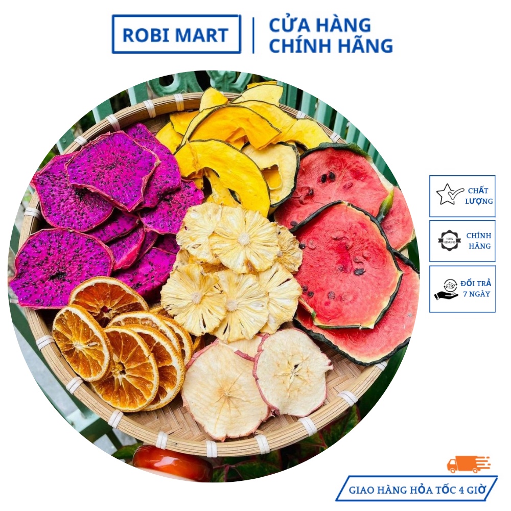 Gói detox dùng thử khổ qua, thanh long, cam, bưởi, quýt, chanh ROBIMART giảm cân đẹp da