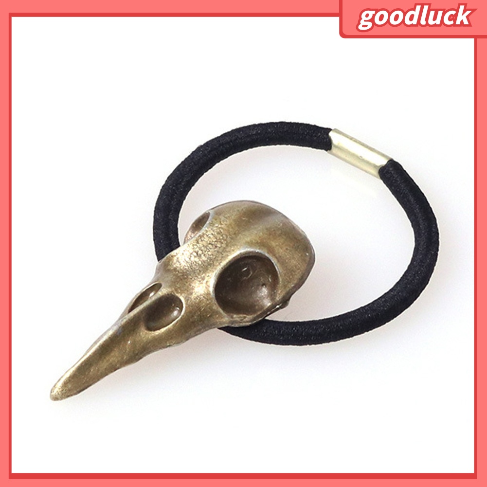 Dây Buộc Tóc Co Giãn Hình Đầu Lâu Halloween Cho Nữ