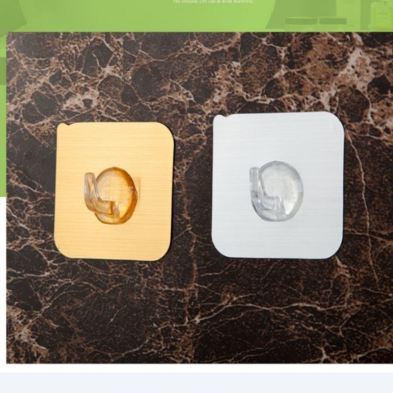 Móc nhựa dán dính tường trong suốt (1 CÁI)