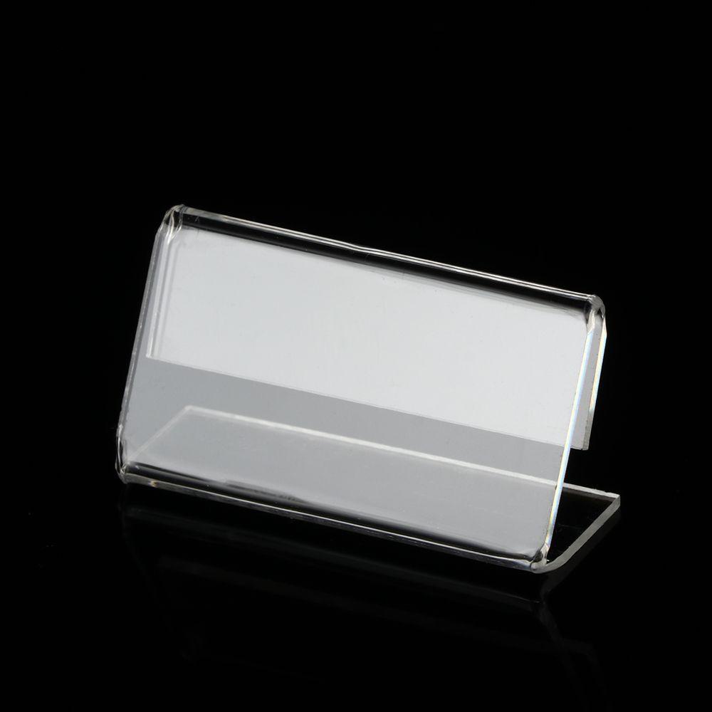 Giá Đỡ Bảng Tên Bằng Nhựa Acrylic Tiện Dụng Cho Siêu Thị