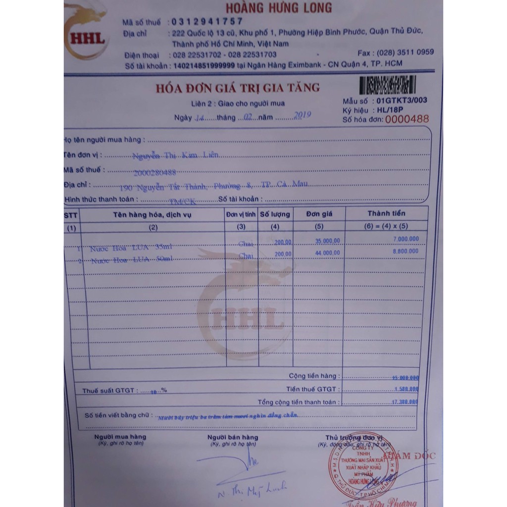 Nước hoa LUA LEAU 08 50ML | BigBuy360 - bigbuy360.vn