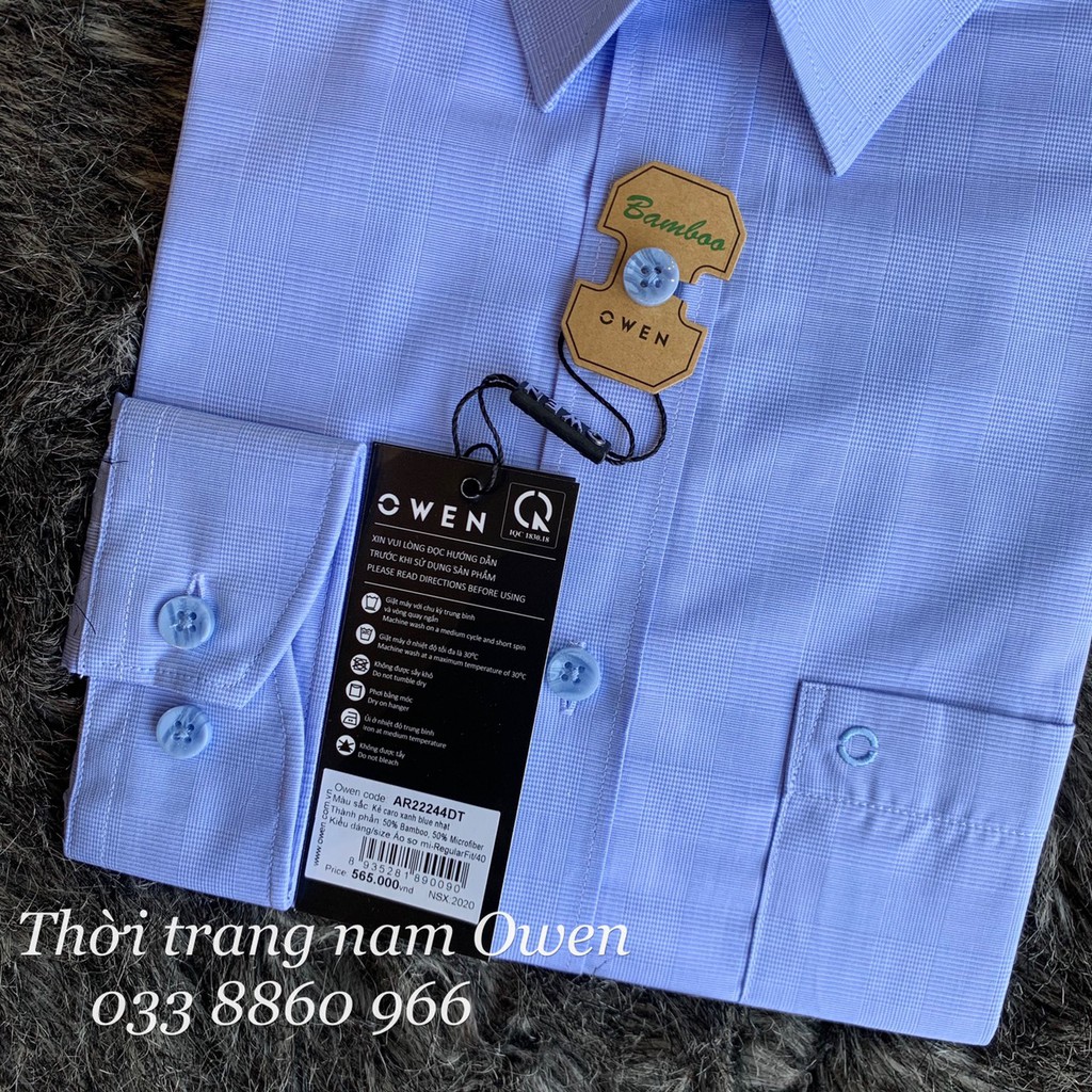 OWEN - Áo Sơ mi dài tay Owen Regularfit 22244 - Áo sơ mi nam dài tay | BigBuy360 - bigbuy360.vn