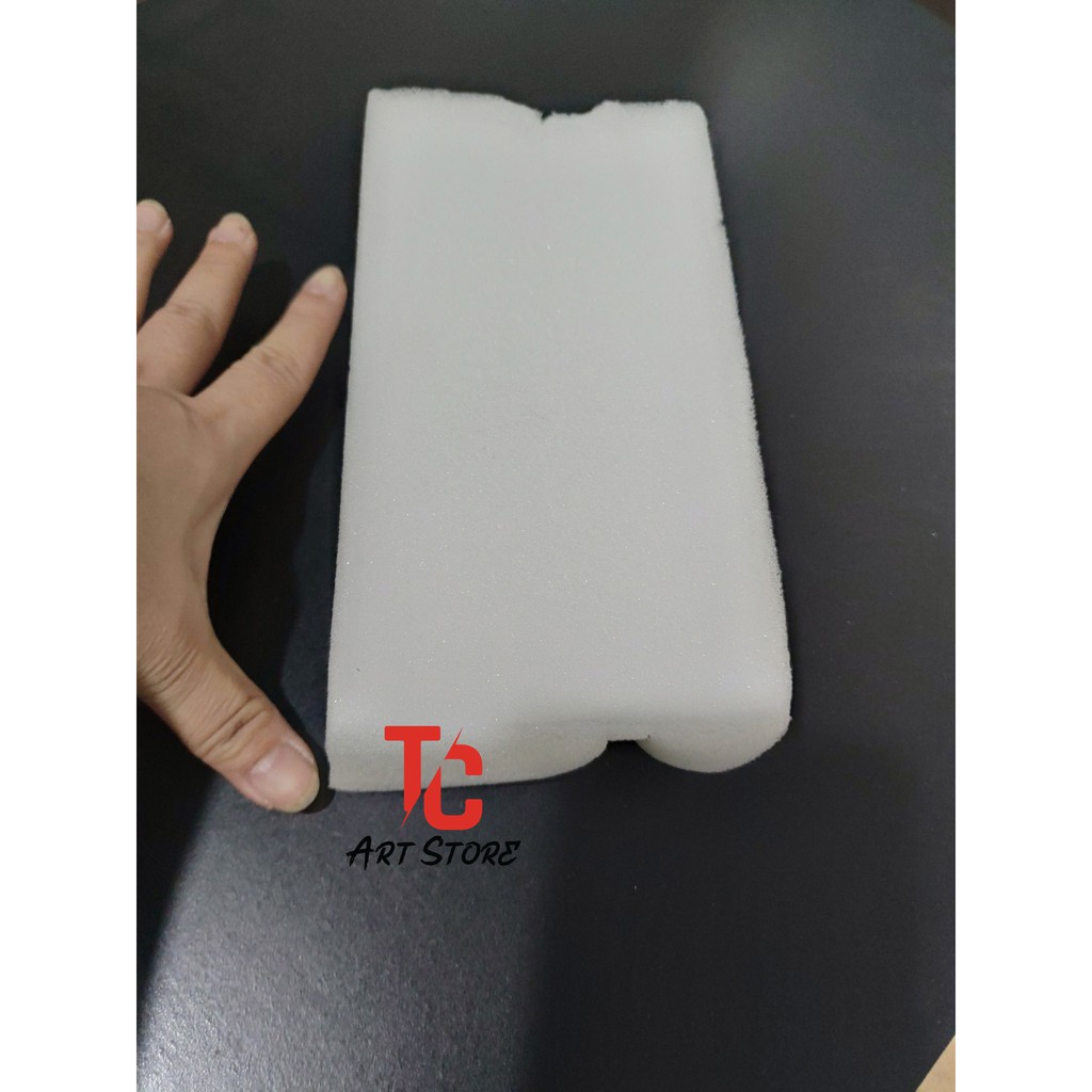 Mút lau bảng trắng lớn 10x18x5 cm/ Bông lau bảng