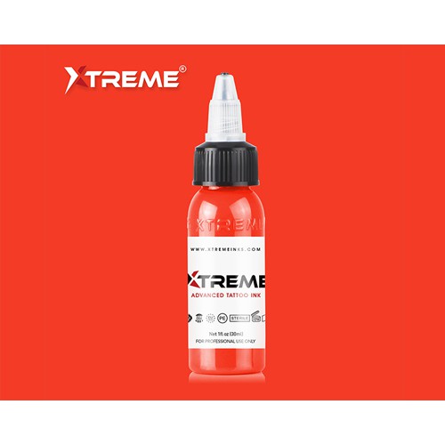 Mực xăm hình Xtreme MÀU CAM ORANGE hàng chính hãng USA