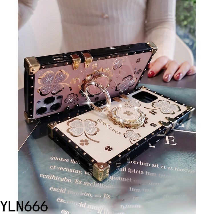 Ốp Điện Thoại Hình Vuông Có Nhẫn Đỡ Cho OPPO A96 A36 A76 A94 4G F19PRO A95 A55 A16 A93 A74 A72 A54 5G A53 A54S