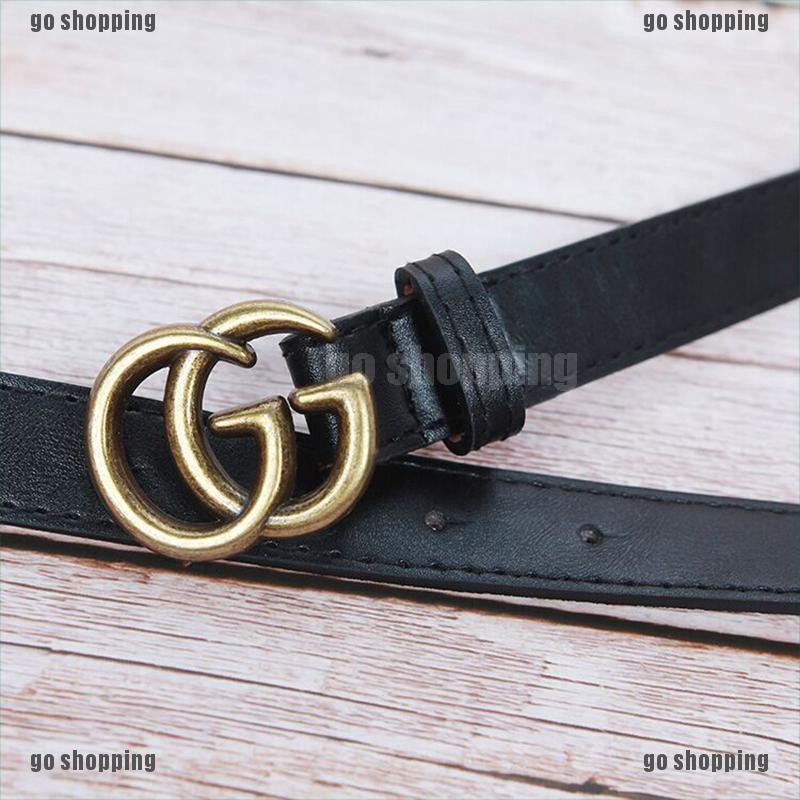 {go shopping}Children's Korean Style Fashion Leather Buckle Belt