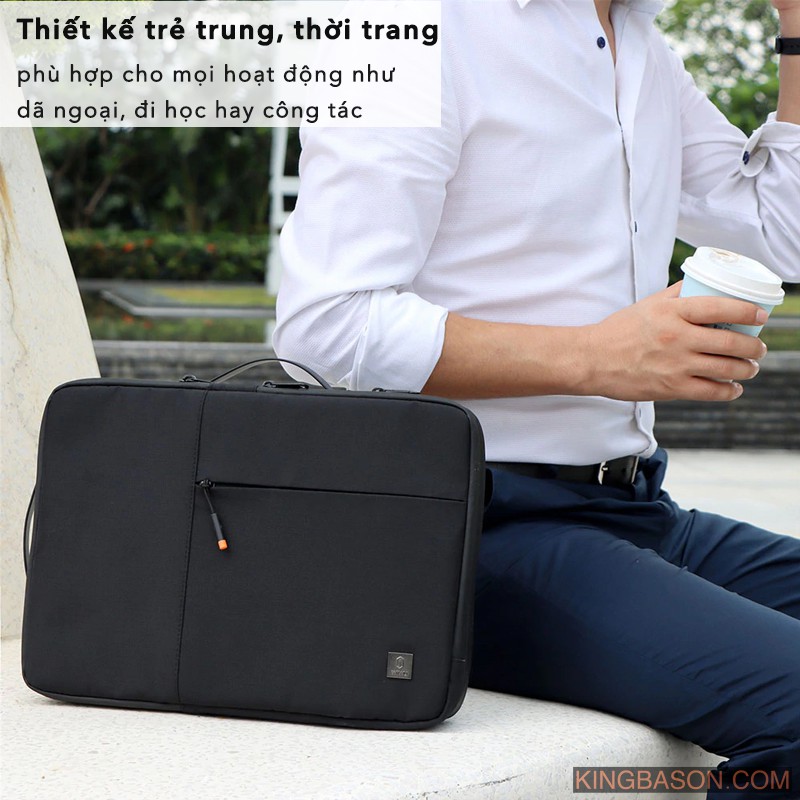 Túi Xách Macbook, Laptop 13/14/15/15.6/16inch : Chống Sốc Cao Cấp - Bảo Vệ 360 độ - Wiwu Alpha Double Layer Sleeve