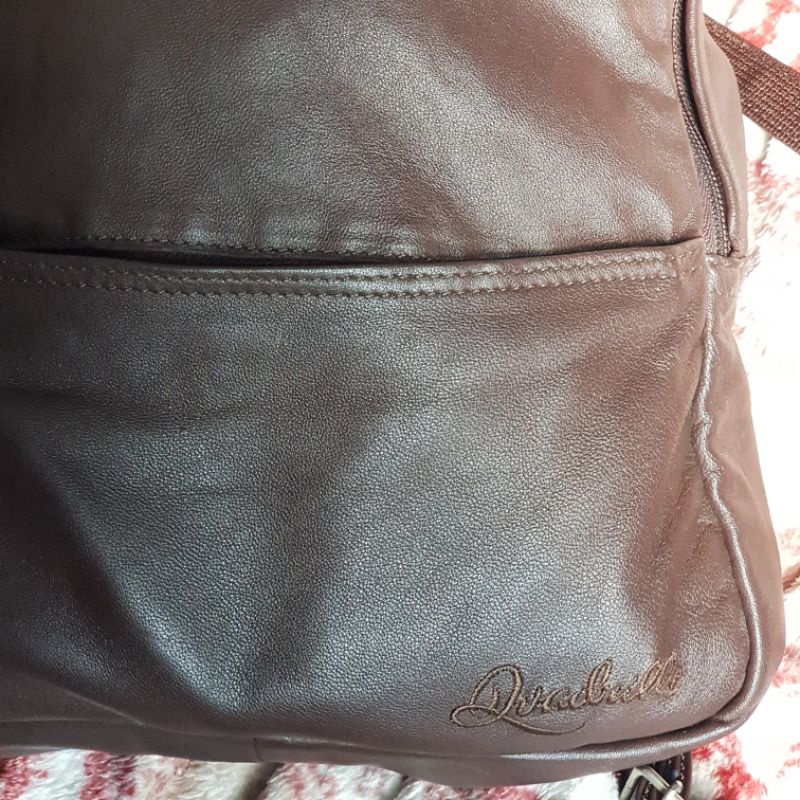 BALO DA DÊ CHẤT ĐẸP MỀM, LOGO THÊU TRÊN DA