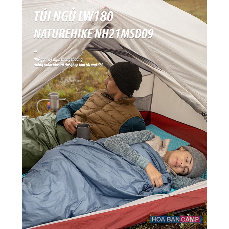 Túi Ngủ Siêu Nhẹ NatureHike LW180 NH21MSD09 | 8-15°C