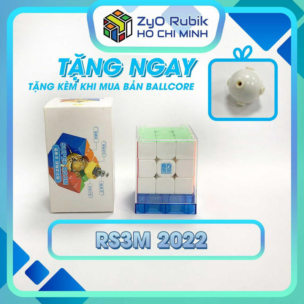 Rubik RS3M 2022 Stickerless 3 phiên bản Magnetic/Maglev/Ballcore - Đồ chơi trí tuệ - Zyo Rubik Hồ Chí M