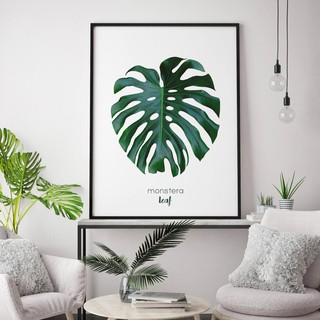 Tranh canvas chiếc lá nghệ thuật.