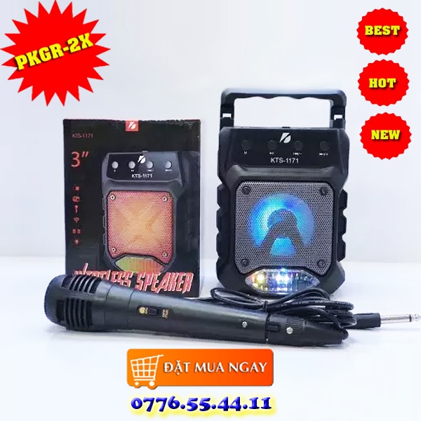 Loa Kẹo Kéo Có Mic Hát Karaoke Nghe Nhạc Bluetooth, cắm thẻ nhớ, nghe đài FMtai nghe bluetooth nhét tai nghe nhét