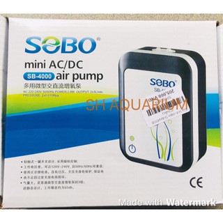 Máy sủi Ôxy tích điện Sobo 4000