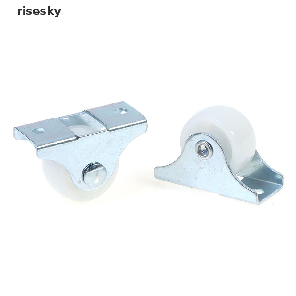 Bộ 4 Bánh Xe Nhựa 1 Inch Dùng Cho Ngăn Kéo Tủ Tiện Dụng ♨Trên đó
