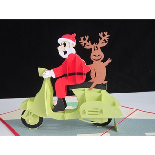 Thiệp 3D Noel, thiệp Giáng Sinh HMG Trao Gửi Những Lời Yêu Thương Đến Mọi Người