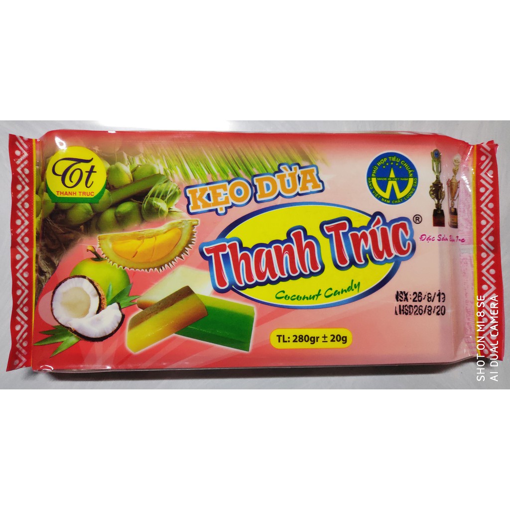 Kẹo Dừa Bến Tre Thanh Trúc 280gr