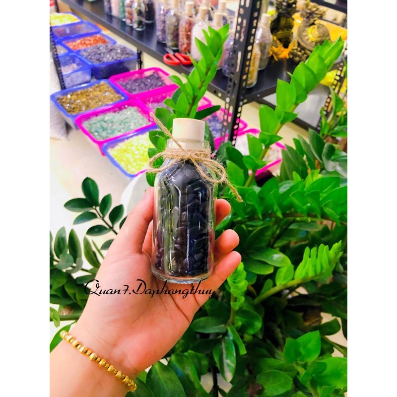 Lọ Đá Màu Xanh Tự Nhiên Phong Thuỷ 300gram