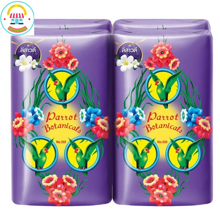 Xà Bông Con Vẹt Parrot Botanicals - 60g - Nhẹ Nhàng Làm Sạch Bụi Bẩn, Bã Nhờn Trên Da (TKH1) (100% Hàng Chính Hãng)