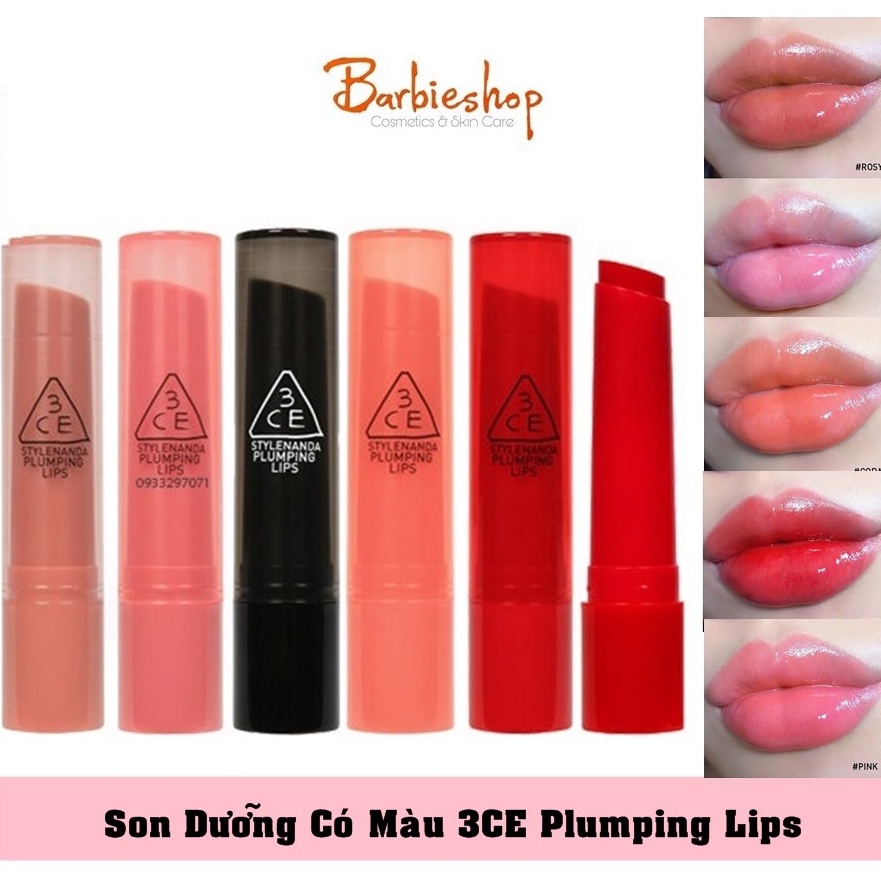 Son Dưỡng Môi Có Màu 3CE Plumping Lips