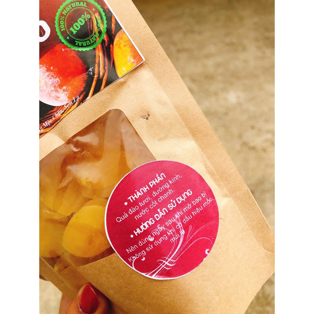 Đào Mộc Châu sấy dẻo