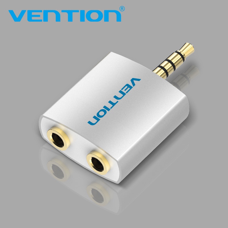 Vention Dây Cáp Âm Thanh Chia Hai Cổng 3.5mm Thông Dụng Cho Tai Nghe
