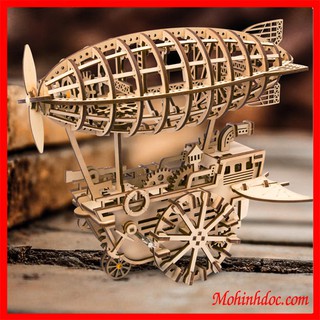 Đồ chơi lắp ráp gỗ 3D Mô hình Cơ động học Khí Cầu - Airship Robotime