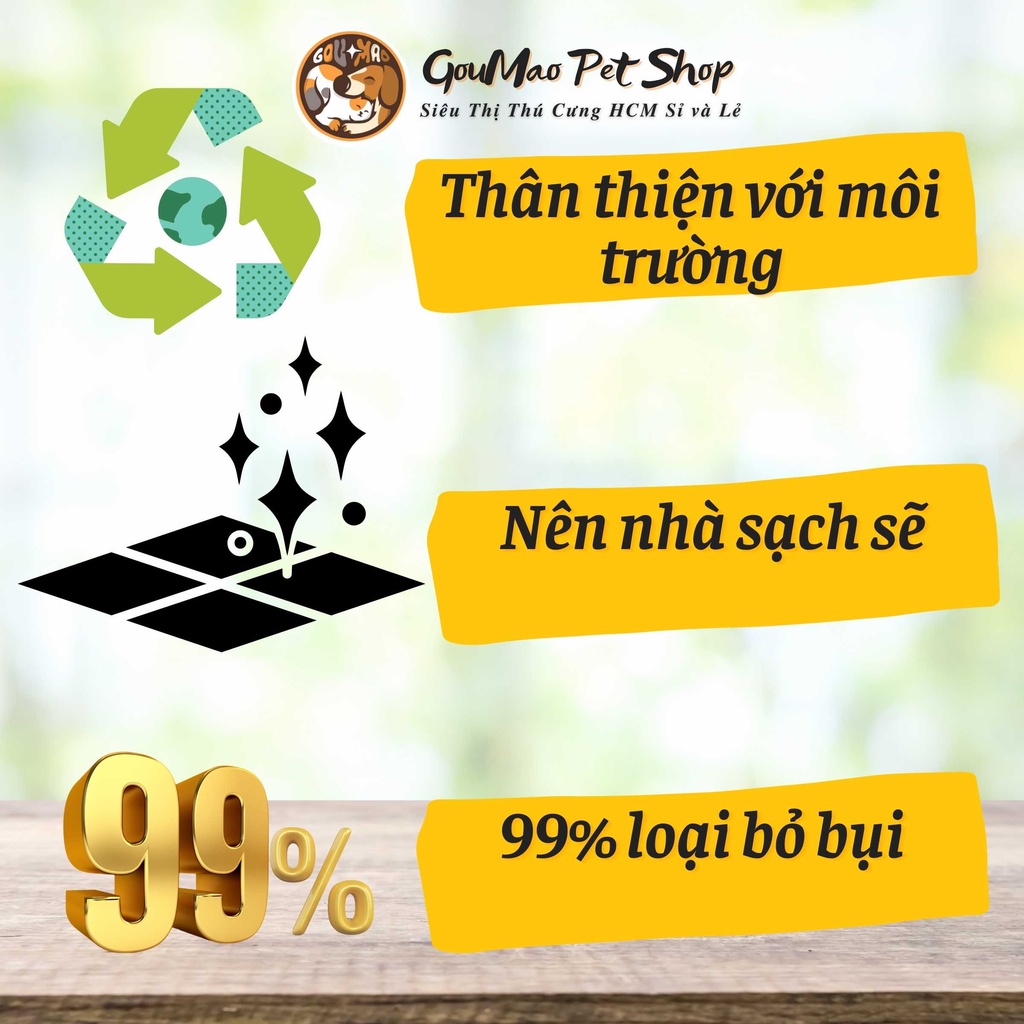 Cát vệ sinh đậu phụ cho mèo PET LIMITLESS 7L NGUYÊN LIỆU TỰ NHIÊN - GOUMAO PET
