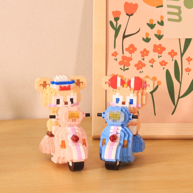 Lắp Ráp Nhân Vật Hoạt Hình Stella Xe Đua Mini