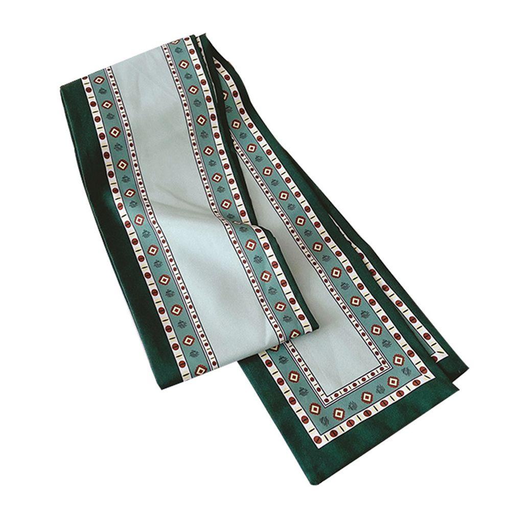 Dây Cột Tóc Ruy Băng Đa Năng In Chữ Phong Cách Retro Cho Nữ