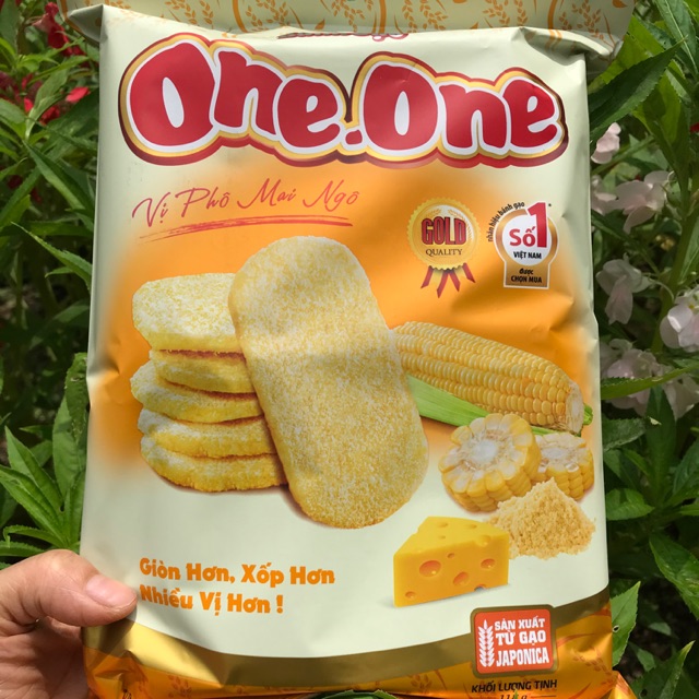  Bánh gạo One One vị Phô mai ngô gói 118g