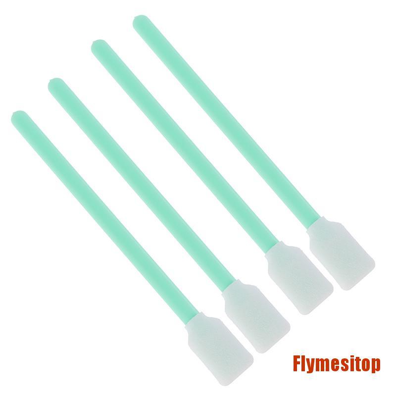 FLtop 100pc Foam Tipped Solvent Cleaning Swab Inkjet Printer Swabs Camera fast