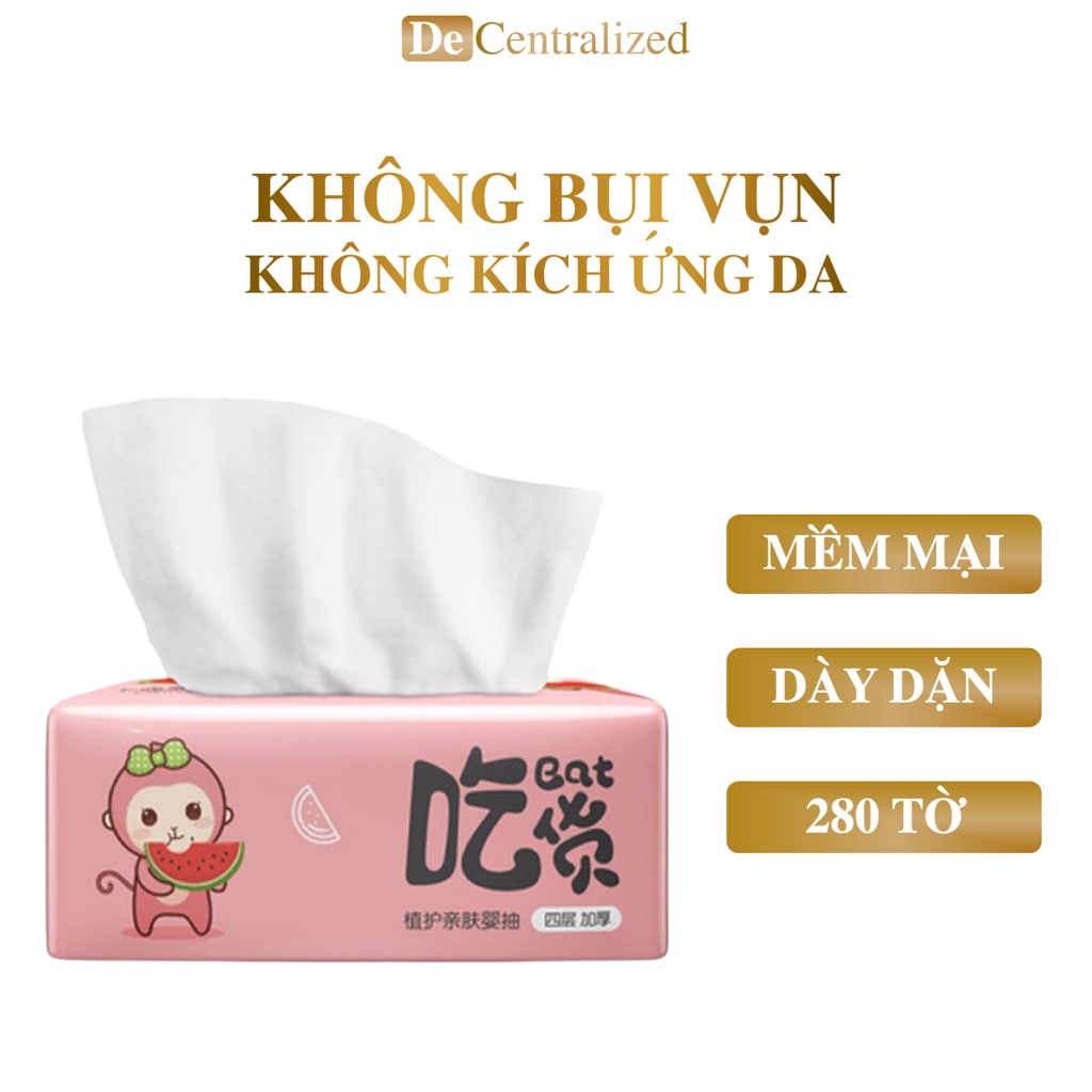 [SUPER SALE] Khăn giấy giấy lau giấy ăn Tôn Ngộ Không Bịch 280 tờ