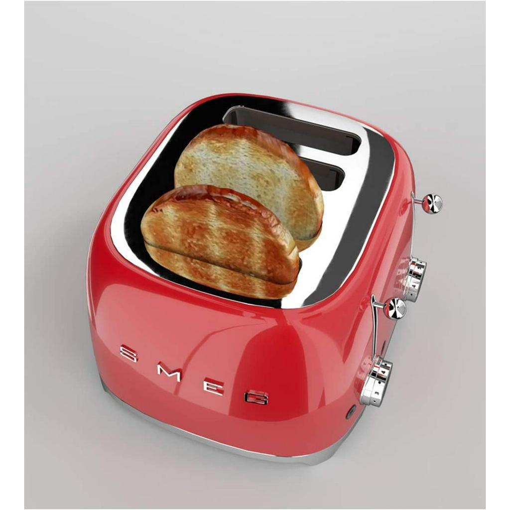 Máy nướng bánh mỳ SMEG TSF03 4 lát có nhiều màu