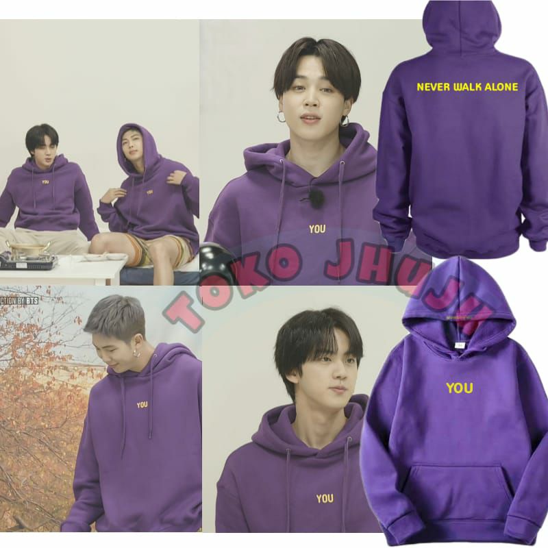 Áo Hoodie In Hình Nhóm Nhạc Bts Made by Jimin you Never Walk Alone Seven
