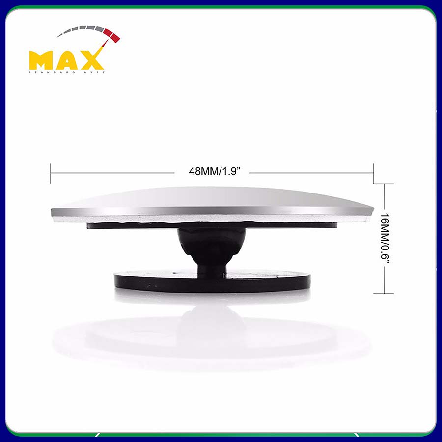 Gương Cầu Xóa Điểm Mù MAX STORE Chất Liệu Thủy Tinh Cao Cấp Giúp Quan Sát Sau Xe Dễ Dàng 4,9cm