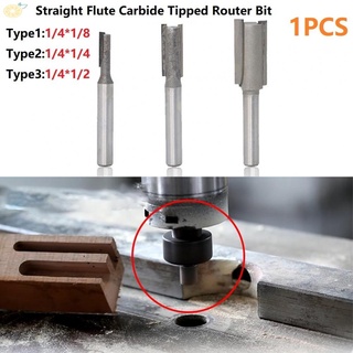 Mũi phay vonfram cacbua thẳng 1/4 inch