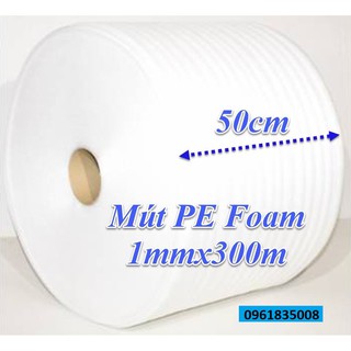 Foam 1mm cao 53cm để bọc gói hàng