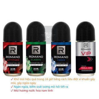 Lăn khử mùi Romano 50ml