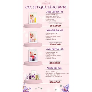 Set quà tặng 20/10