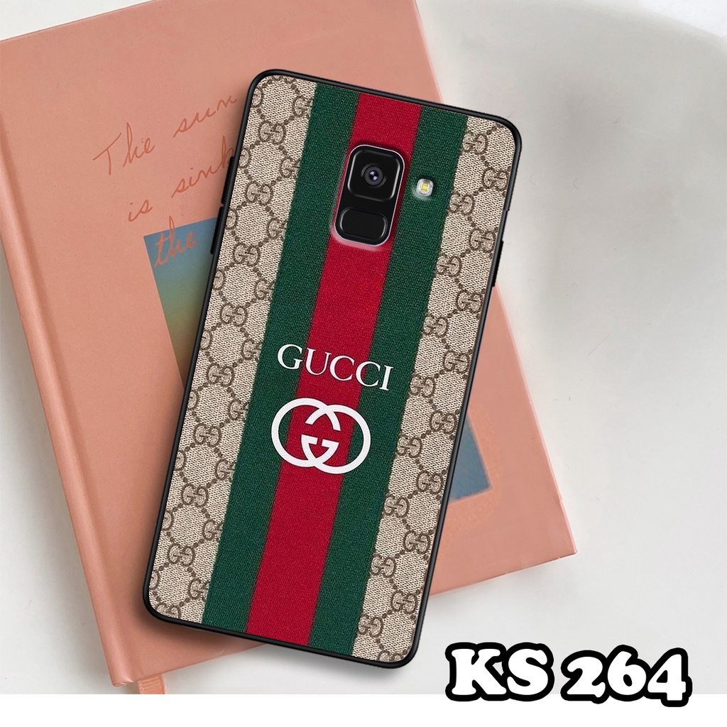 Ốp lưng Samsung A8 2018 - A8 Plus - A8 Star - Ốp Samsung in hình ＧＵＣＣＩcực sang trọng - Lưng nhám viền TPU