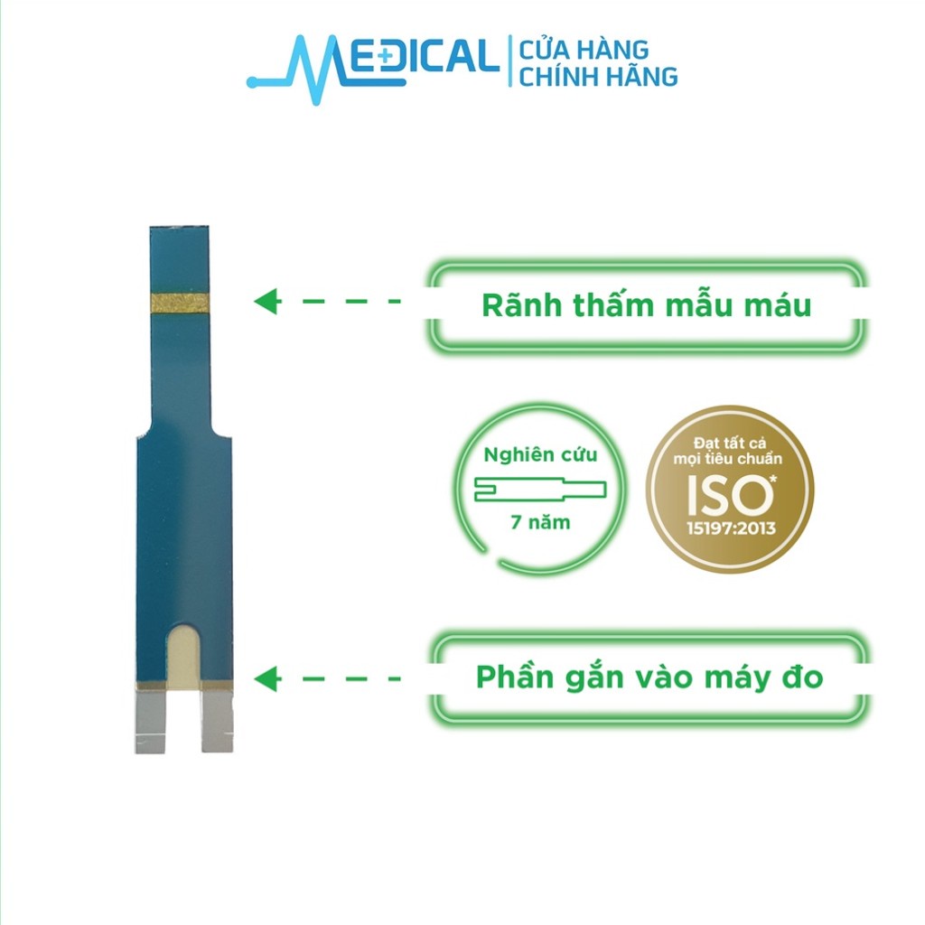 Que thử đường huyết ONETOUCH Ultra Plus 25 que/hộp date xa chính hãng - MEDICAL