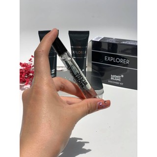 [Set 3 chai] Nước Hoa Nam Mini Mont Blanc Explorer 3pcs (Nước hoa bỏ túi 7.5ml + Dưỡng 30ml + Lotion nước hoa 30ml)