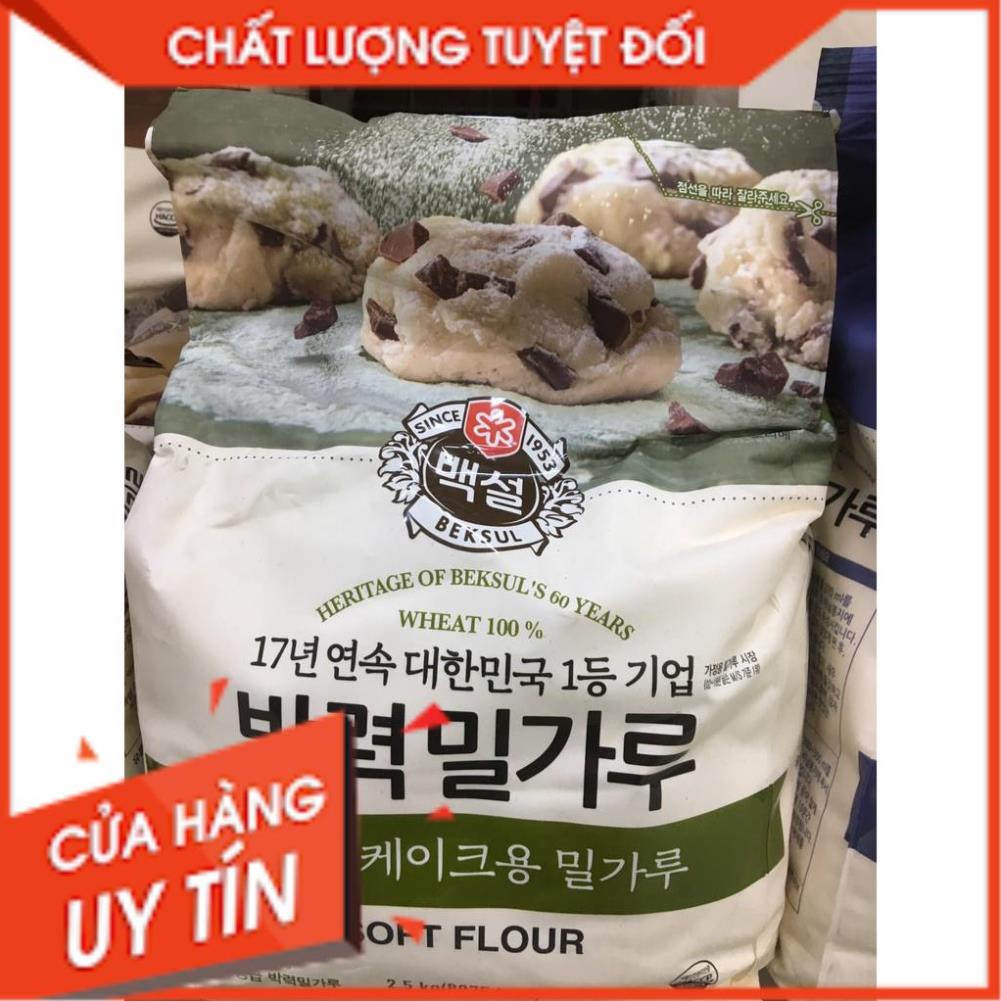Tổng Buôn Siêu rẻ > Bột mỳ làm bánh bông lan Soft Flour Beksul 1kg/2,5kg Hàn Quốc