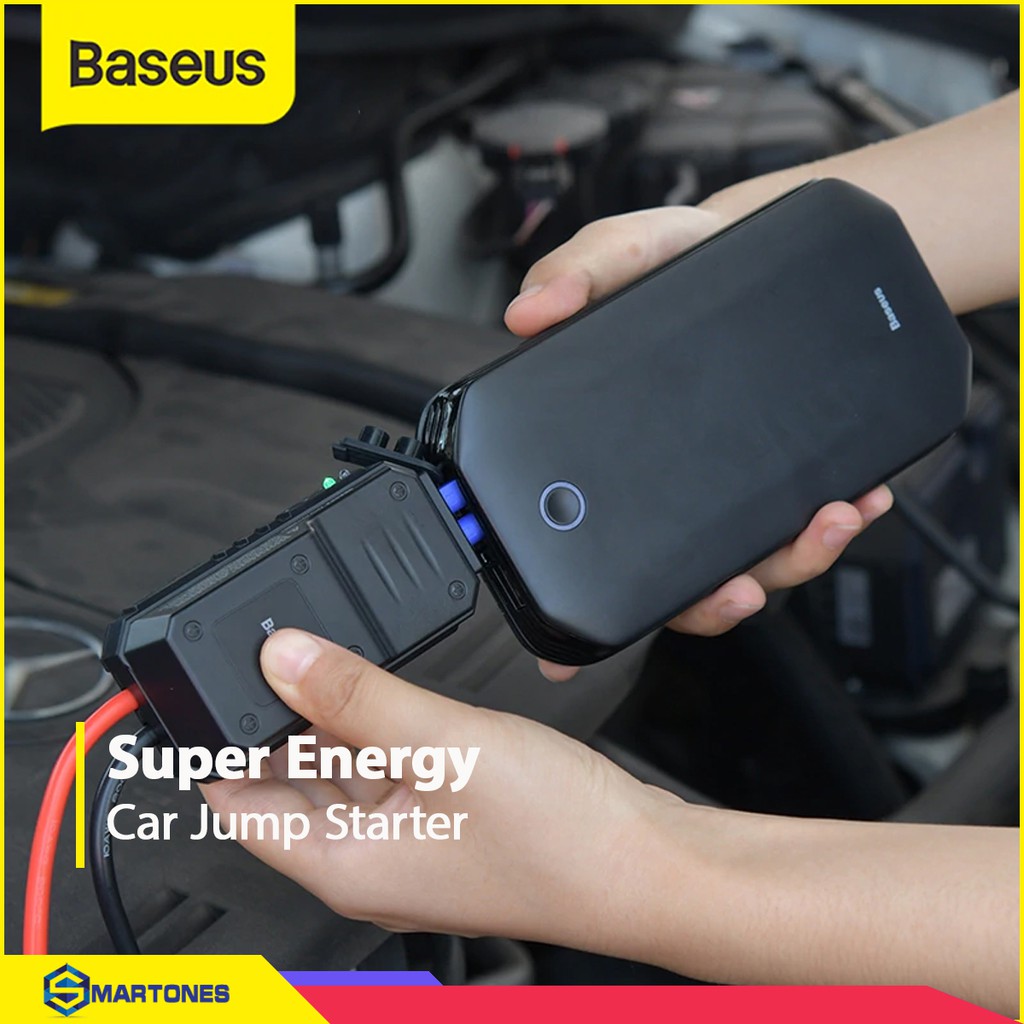 Bộ kích điện xe hơi khẩn cấp Baseus Super Energy tích hợp pin dự phòng 8000mAH giúp khởi động xe một cách dễ dàng