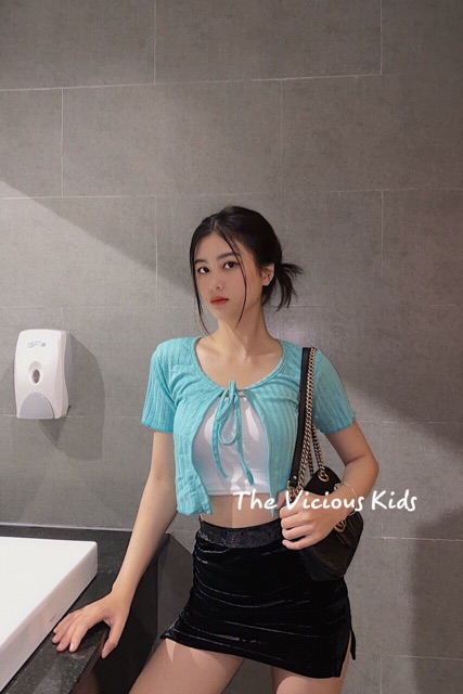 CARDIGAN TAY NGẮN