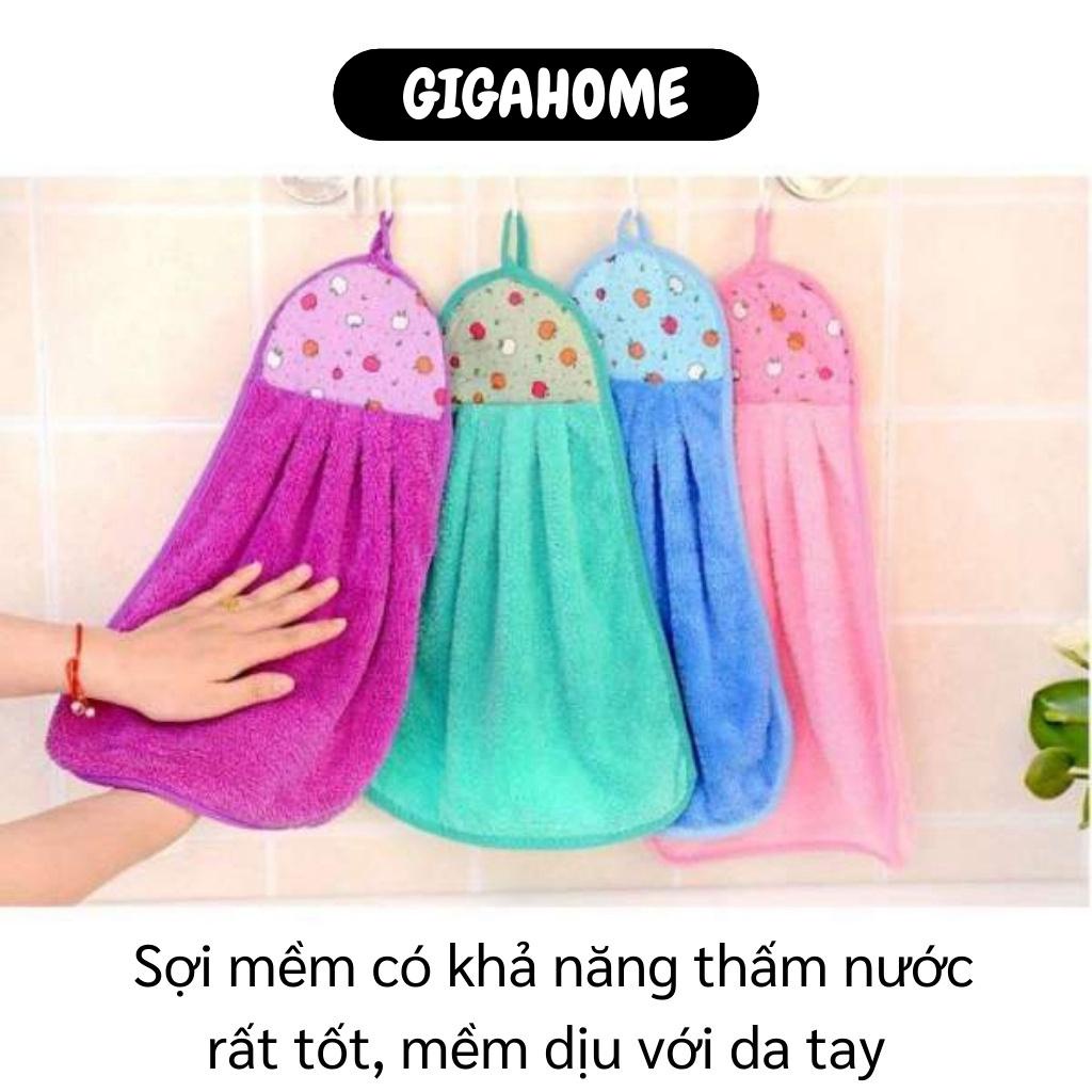 Khăn lau nhà bếp GIGAHOME Khăn Lau Tay, Lau Bát Treo Nhà Bếp Siêu Thấm Hút GIGAHOME Giao màu ngẫu nhiên 2696