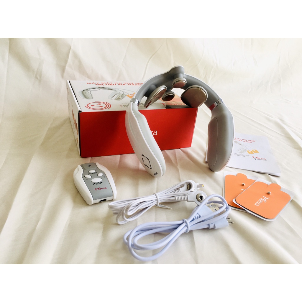 Máy Mát Xa Cổ Vai Gáy + Toàn thân Hunza H56 Chính Hãng, Máy Mát Xa Thư Giãn Trị Liệu Đa Năng