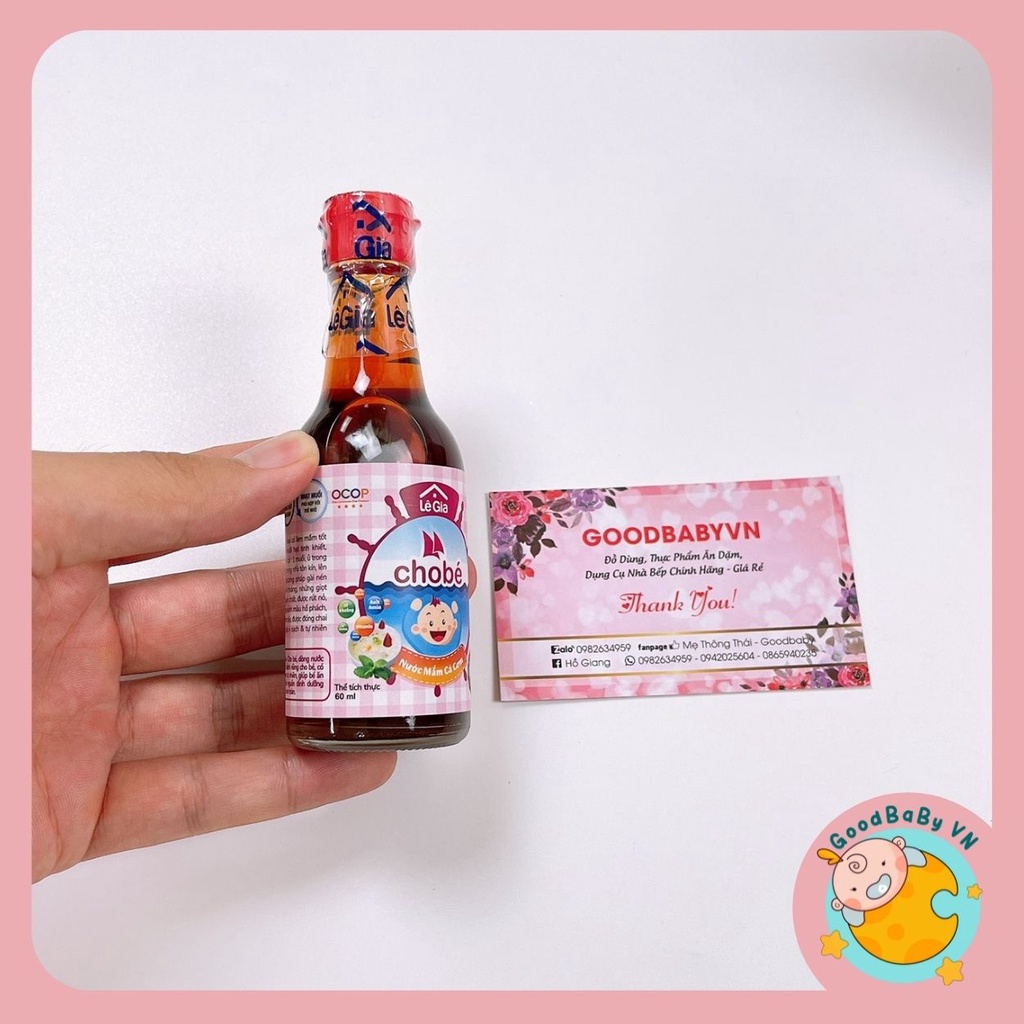 Nước mắm cho bé ăn dặm Lê Gia Goodbabyvn