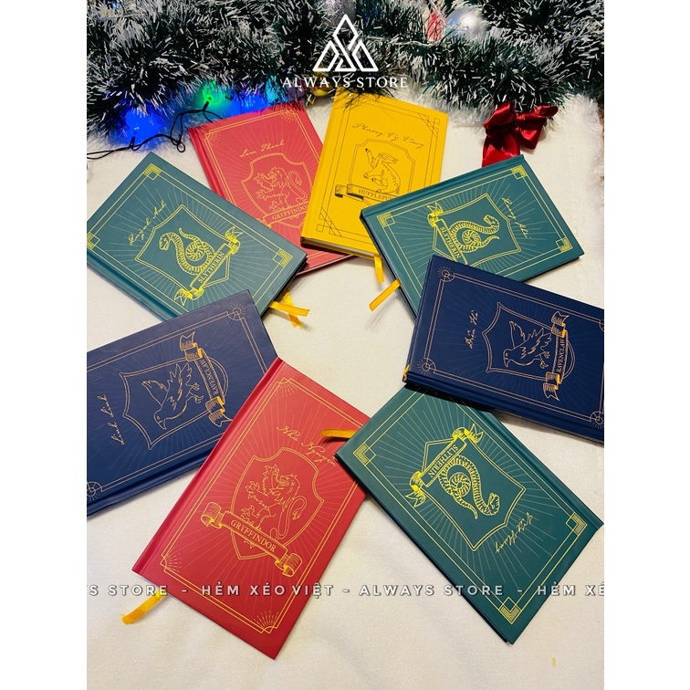 Sổ tay phong cách Harry Potter - Kích thước 13x20cm - Giấy vàng chống chói mắt- sản phẩm độc quyền ALWAYS