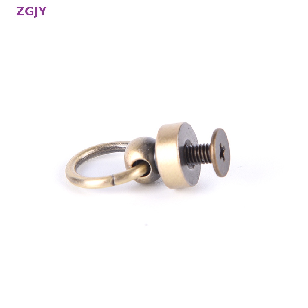 Móc Khóa Gắn Túi Xách / Vali Kèm Ốc Vít Tiện Dụng DIY Mới